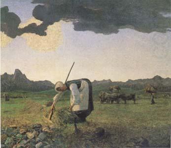 The Hay Harvest (mk09), Giovanni Segantini